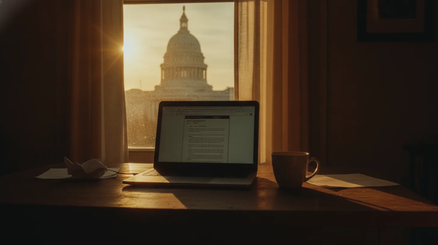 Legislative documents and stethoscope on desk representing federal telehealth policy updates