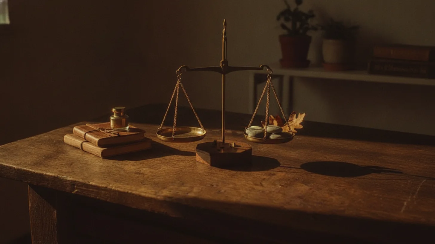 Two medication bottles on a clean wooden table with morning sunlight, representing treatment options